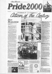 Donald Lee Margheim named Citizen of the Century, Science and Technology, by the Star-Herald Newspaper, Scottsbluff, Nebraska 2000, page 1.